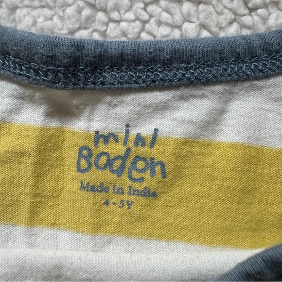 Mini Boden Striped T-shirt - Picture 4 of 6